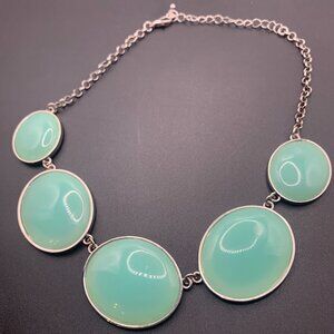 Retro Mint Green Matinee 20" Necklace